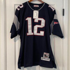 Mitchell & Ness Tom Brady Patriots Jersey, Sz 52 NWT
